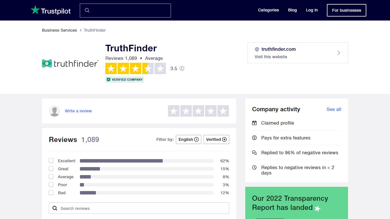 Read Customer Service Reviews of truthfinder.com - Trustpilot